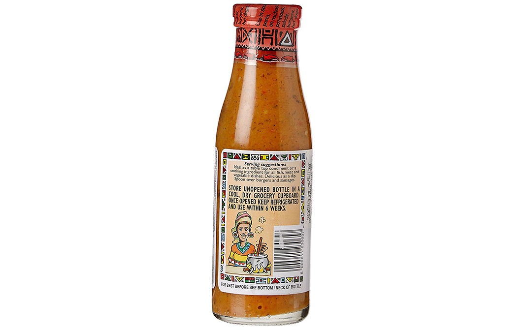 Mama Africa's Zulu Relish Hot Red Chilli   Bottle  375 millilitre